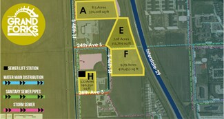 Plus de détails pour 2155 S 48th St, Grand Forks, ND - Terrain à vendre