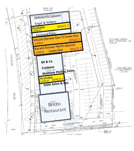 52-62 LaSalle Rd Rd, West Hartford, CT à louer - Plan de site – Image 3 sur 3