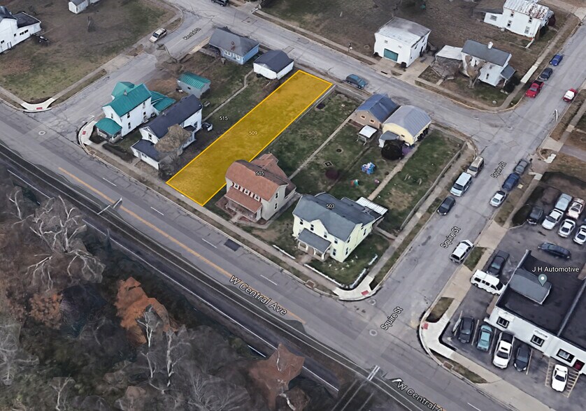 509 W Central Ave, West Carrollton, OH à vendre - Aérien – Image 2 sur 3