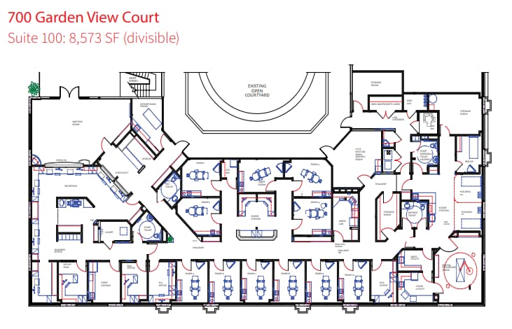 700 Garden View Ct, Encinitas, CA à louer Plan d’étage– Image 1 sur 1
