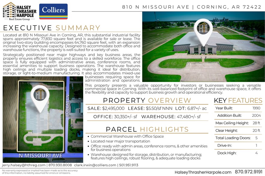 810 N Missouri Ave, Corning, AR à vendre - Photo de l’immeuble – Image 2 sur 8