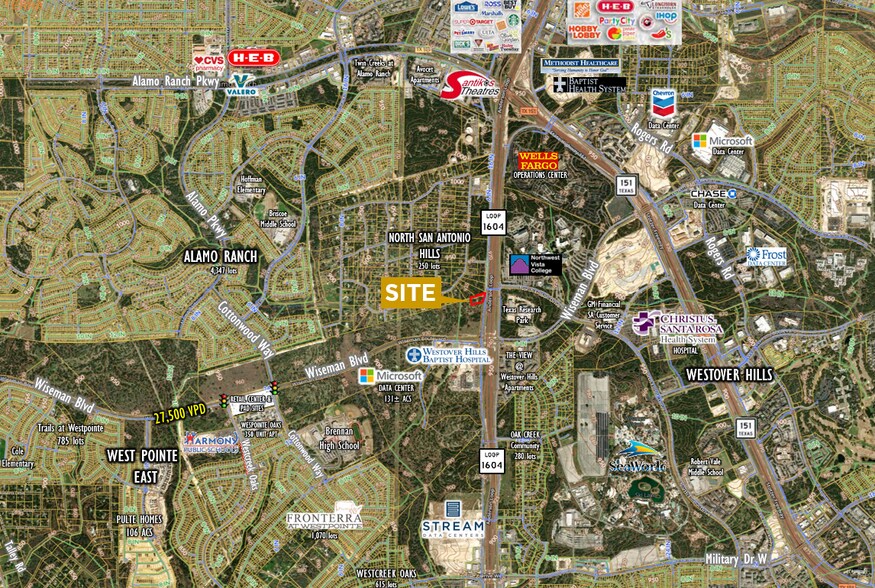 3651 W Loop 1604 N, San Antonio, TX à vendre - Aérien – Image 1 sur 2