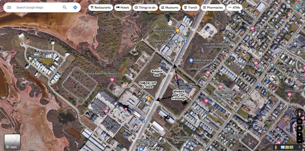1960 State Hwy 361 hwy, Port Aransas, TX à vendre - Aérien – Image 3 sur 6