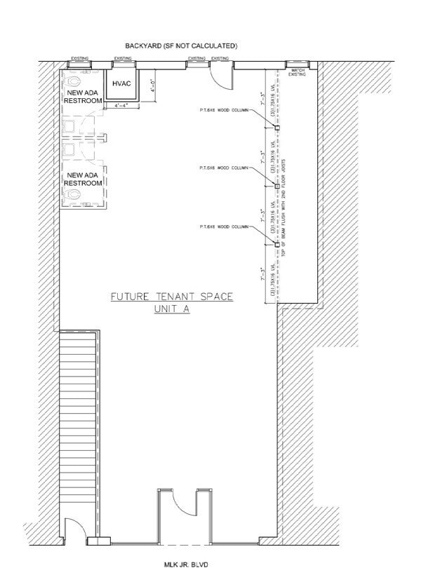 351-355 Martin Luther King Jr Blvd, Savannah, GA à louer Photo de l’immeuble– Image 1 sur 16