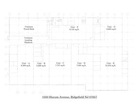 1050 Slocum Ave, Ridgefield, NJ à louer Plan de site– Image 1 sur 1