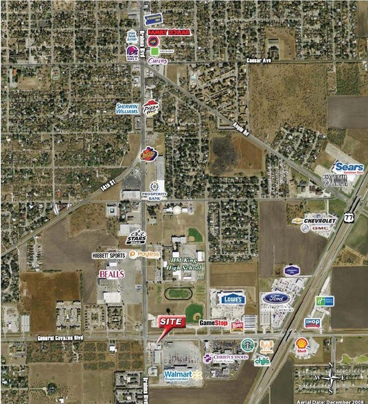 1007 E General Cavazos Blvd, Kingsville, TX à louer - Aérien – Image 2 sur 2