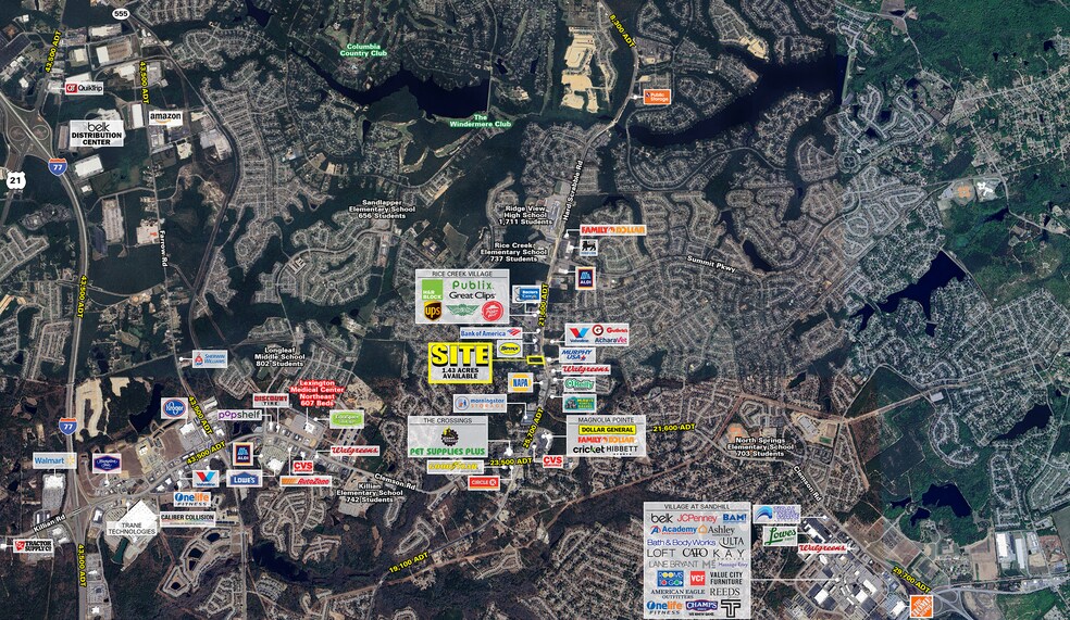 Hard Scrabble Rd & Elders Pond dr, Columbia, SC à louer - Aérien – Image 2 sur 4
