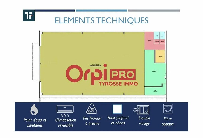 Local commercial dans AIRE-SUR-L'ADOUR à louer - Plan d’étage – Image 2 sur 2