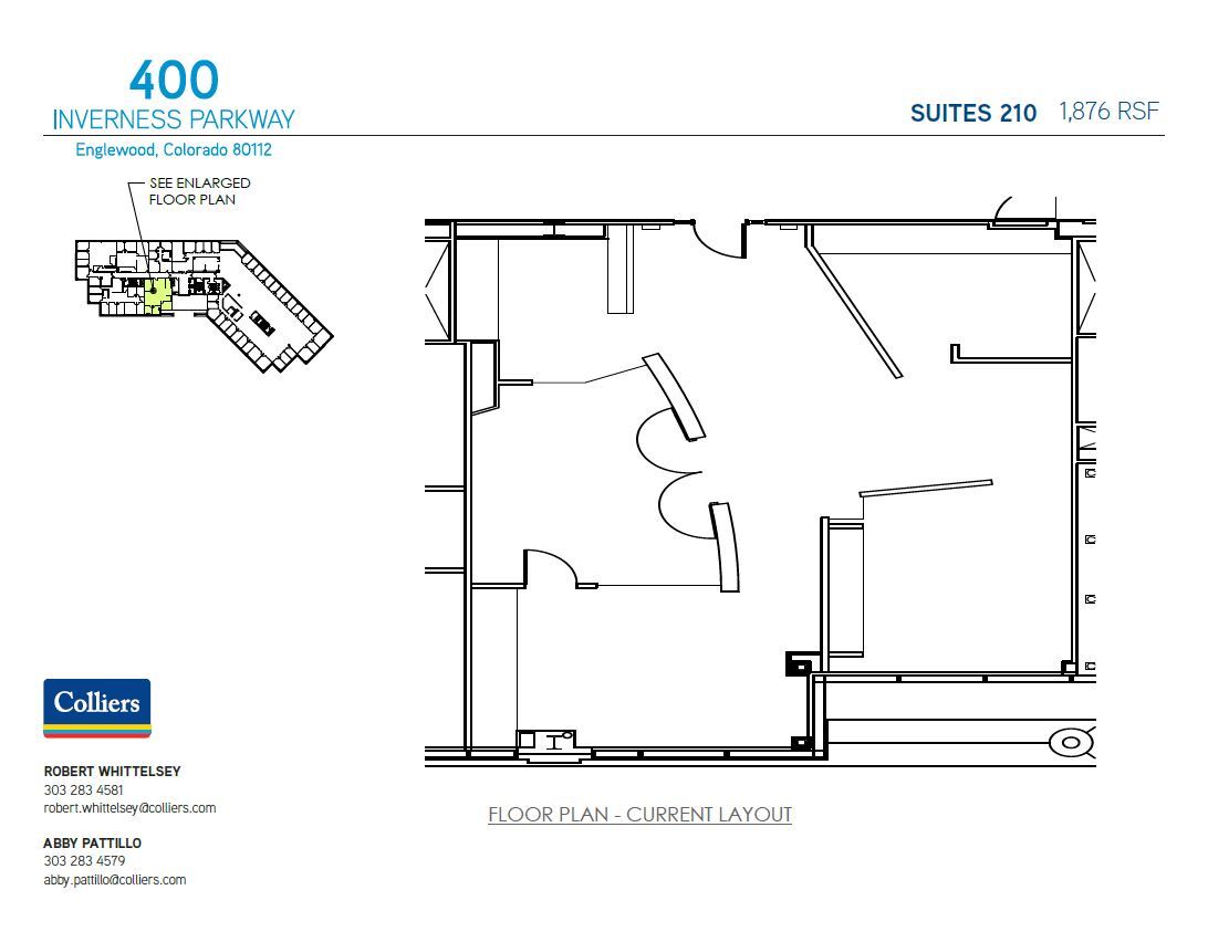 400 Inverness Pky, Englewood, CO à louer Plan d’étage– Image 1 sur 1