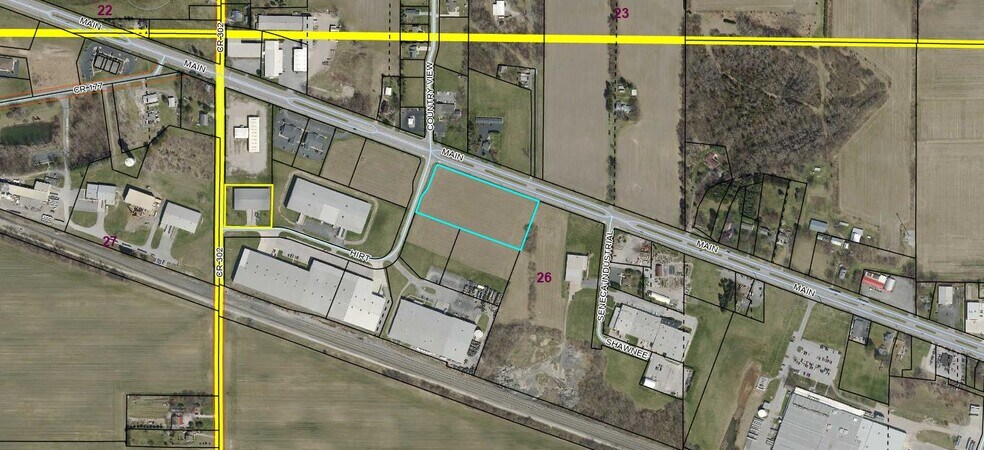 1085 Main St, Bellevue, OH à vendre - Aérien – Image 3 sur 11