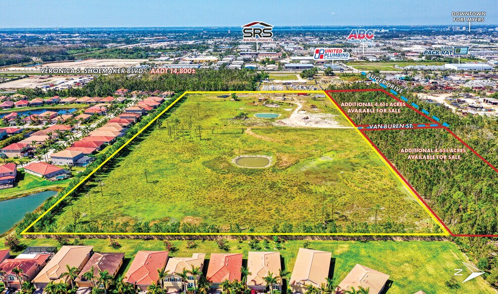 3840 / 3841 Van Buren, Fort Myers, FL à vendre - Aérien – Image 2 sur 8