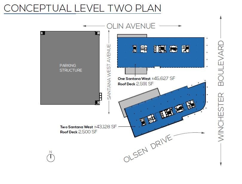 3161 Olsen Dr, San Jose, CA à louer Plan d’étage– Image 1 sur 1
