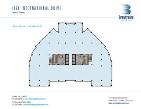 1676 International Dr, McLean, VA à louer Plan d’étage– Image 1 sur 1