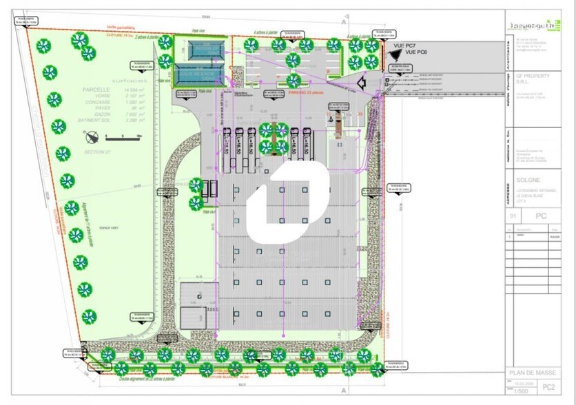 Industriel/Logistique dans Solgne à vendre - Plan de site – Image 2 sur 2