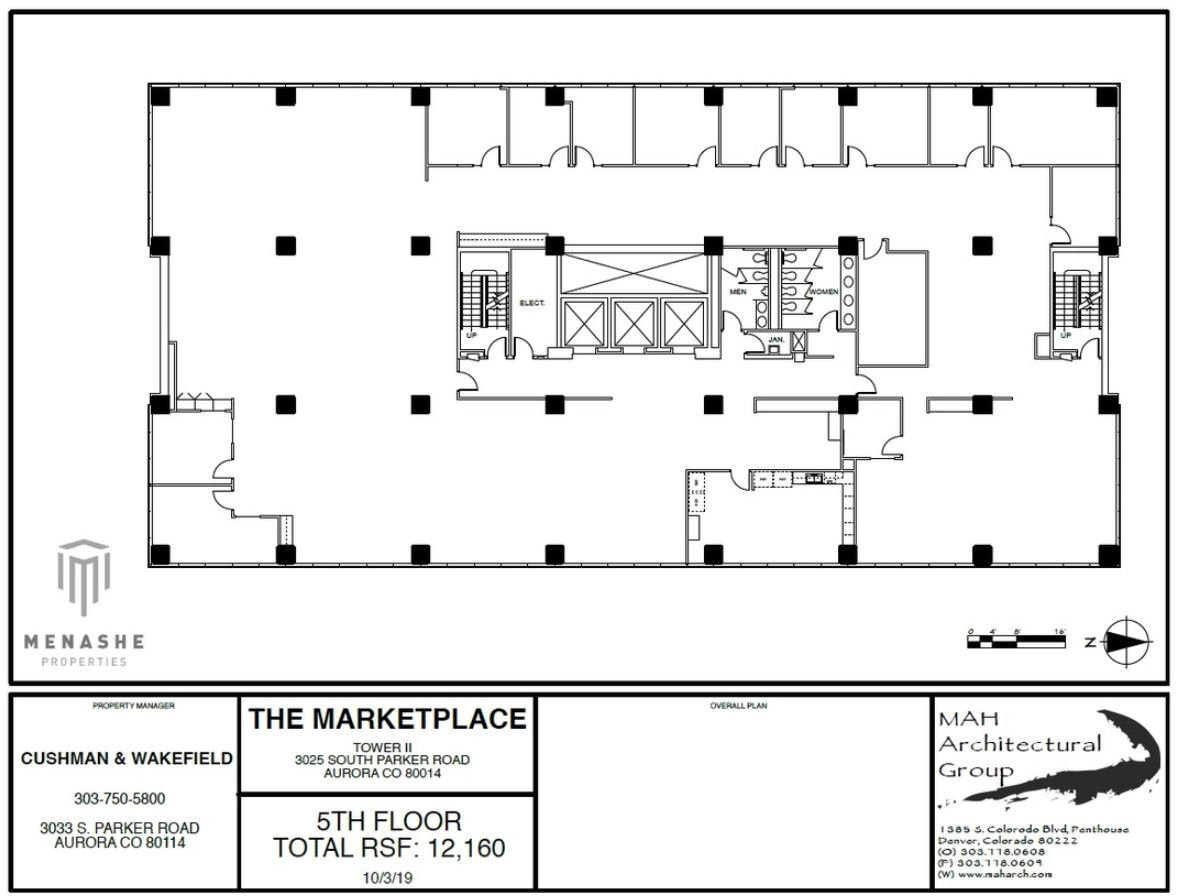 3025 S Parker Rd, Aurora, CO à louer Plan d’étage– Image 1 sur 1