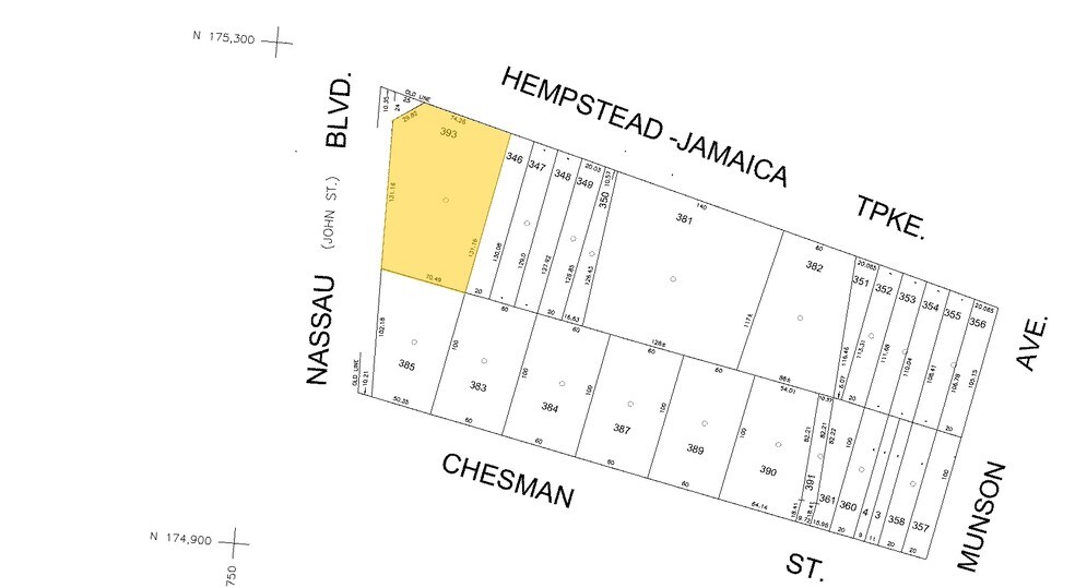 579 Hempstead Tpke, West Hempstead, NY à louer - Plan cadastral – Image 2 sur 4