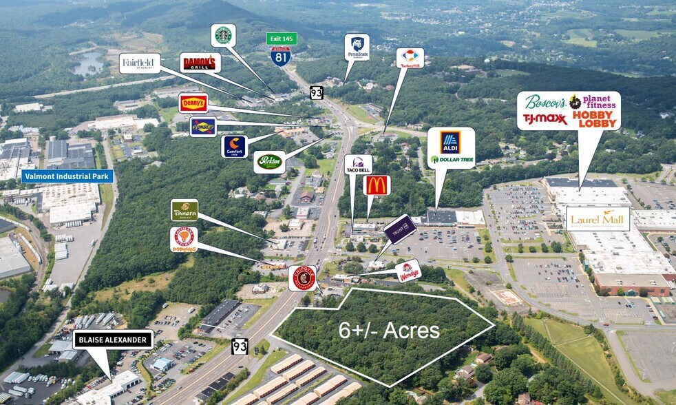 Route 93, Hazle Township, PA à vendre - Aérien – Image 1 sur 1