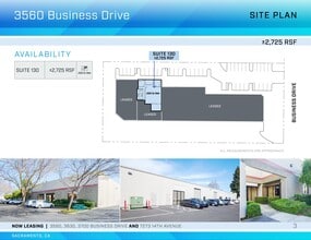3700 Business Dr, Sacramento, CA à louer Plan de site– Image 1 sur 1