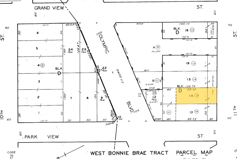 2323 W 11th St, Los Angeles, CA à vendre - Plan cadastral – Image 3 sur 7