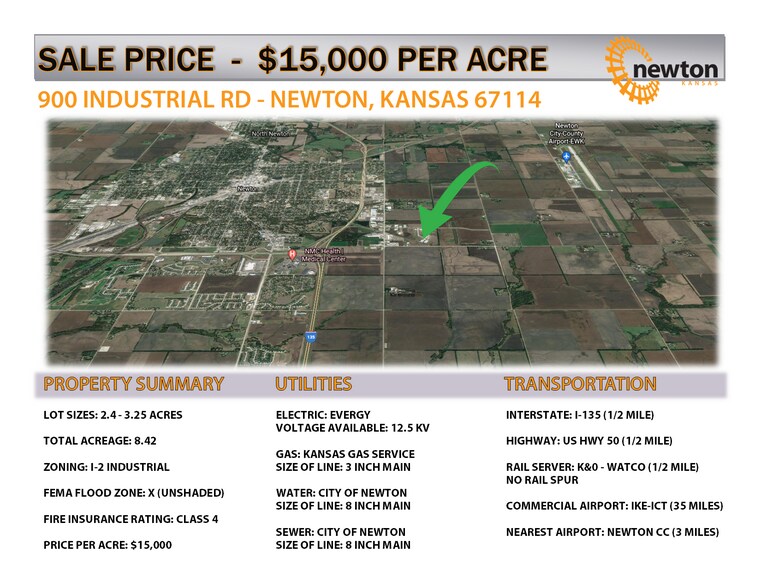 900 Industrial, Newton, KS à vendre - Photo de l’immeuble – Image 2 sur 4