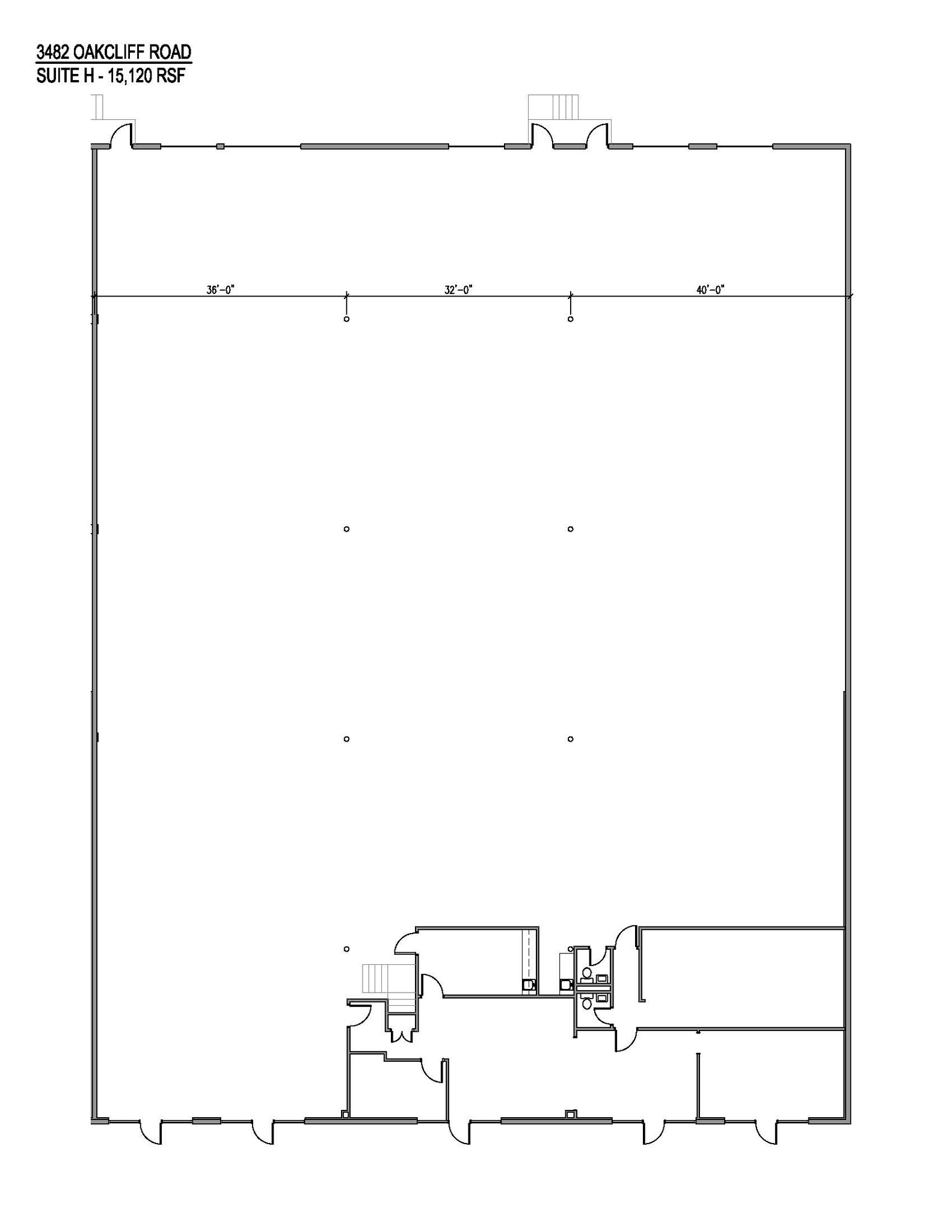 3480 Oakcliff Rd, Doraville, GA à louer Plan d’étage– Image 1 sur 1