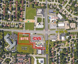SW Maize & 13th St, Wichita, KS - Vue aérienne vue de carte
