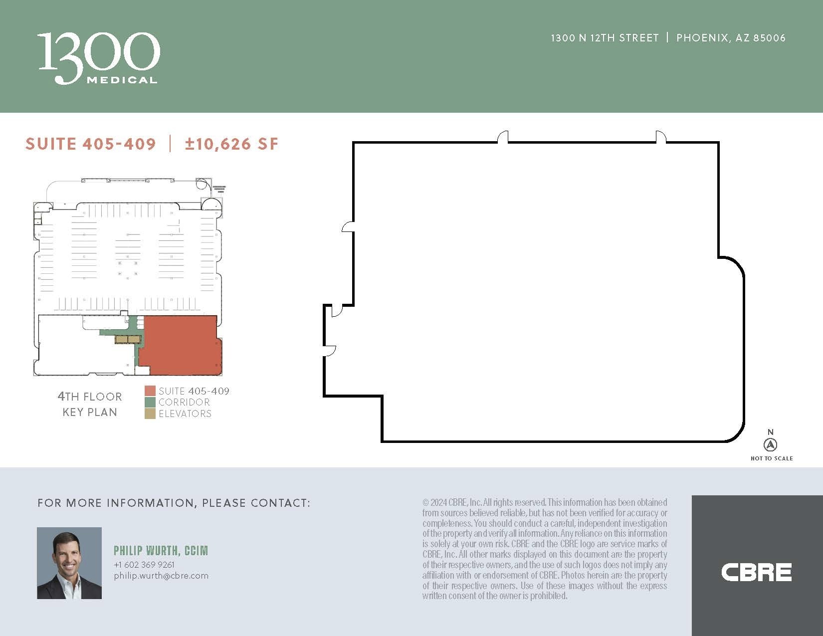 1300 N 12th St, Phoenix, AZ à louer Plan d’étage– Image 1 sur 1