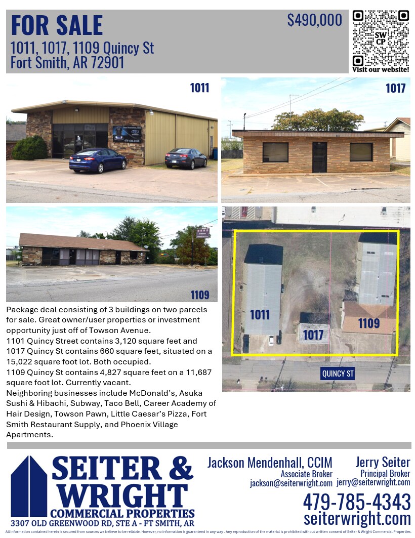 1017 Quincy St, Fort Smith, AR à vendre Photo principale– Image 1 sur 2