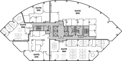 4660 La Jolla Village Dr, San Diego, CA à louer Plan d’étage– Image 1 sur 1