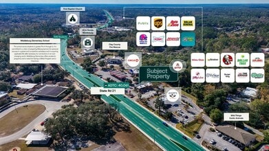 2530 Blanding Blvd, Middleburg, FL - VUE AÉRIENNE vue de carte - Image1