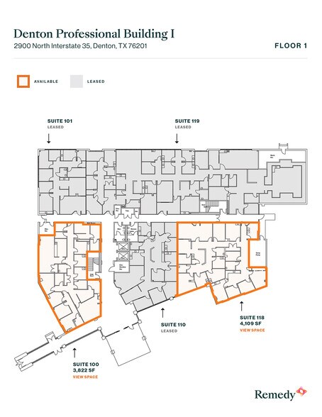 2900 Interstate 35, Denton, TX à louer - Plan d’étage – Image 2 sur 5