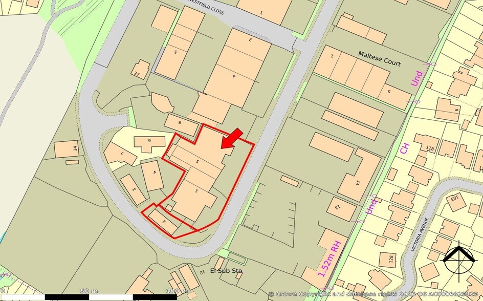 Rawreth Lane, Rayleigh à vendre - Plan cadastral – Image 3 sur 4