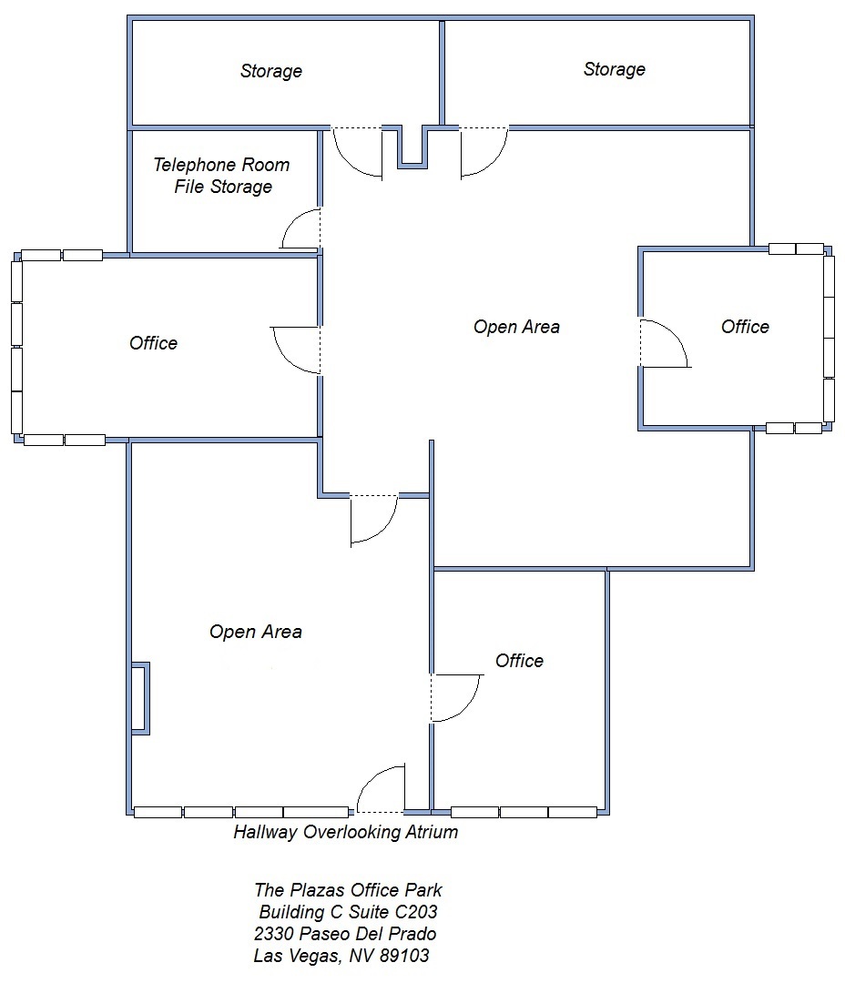 2310 Paseo Del Prado, Las Vegas, NV à louer Plan d’étage– Image 1 sur 1