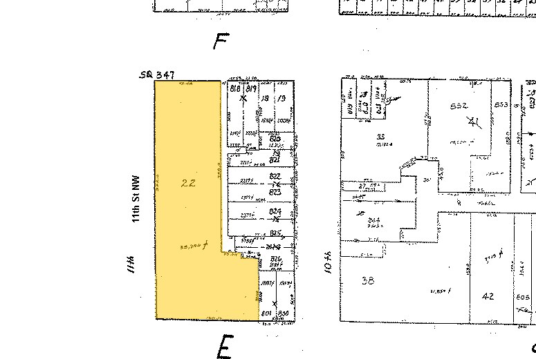 555 11th St NW, Washington, DC à louer - Plan cadastral – Image 2 sur 14