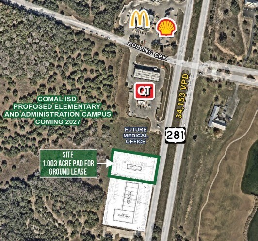 HWY. 281 & Rolling Creek, Spring Branch, TX à louer - Photo principale – Image 1 sur 1