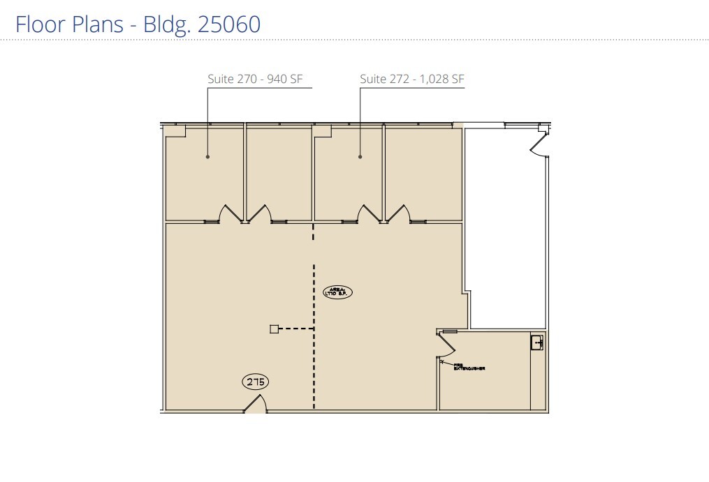 25031-25061 Avenue Stanford, Valencia, CA à louer Plan d’étage– Image 1 sur 1