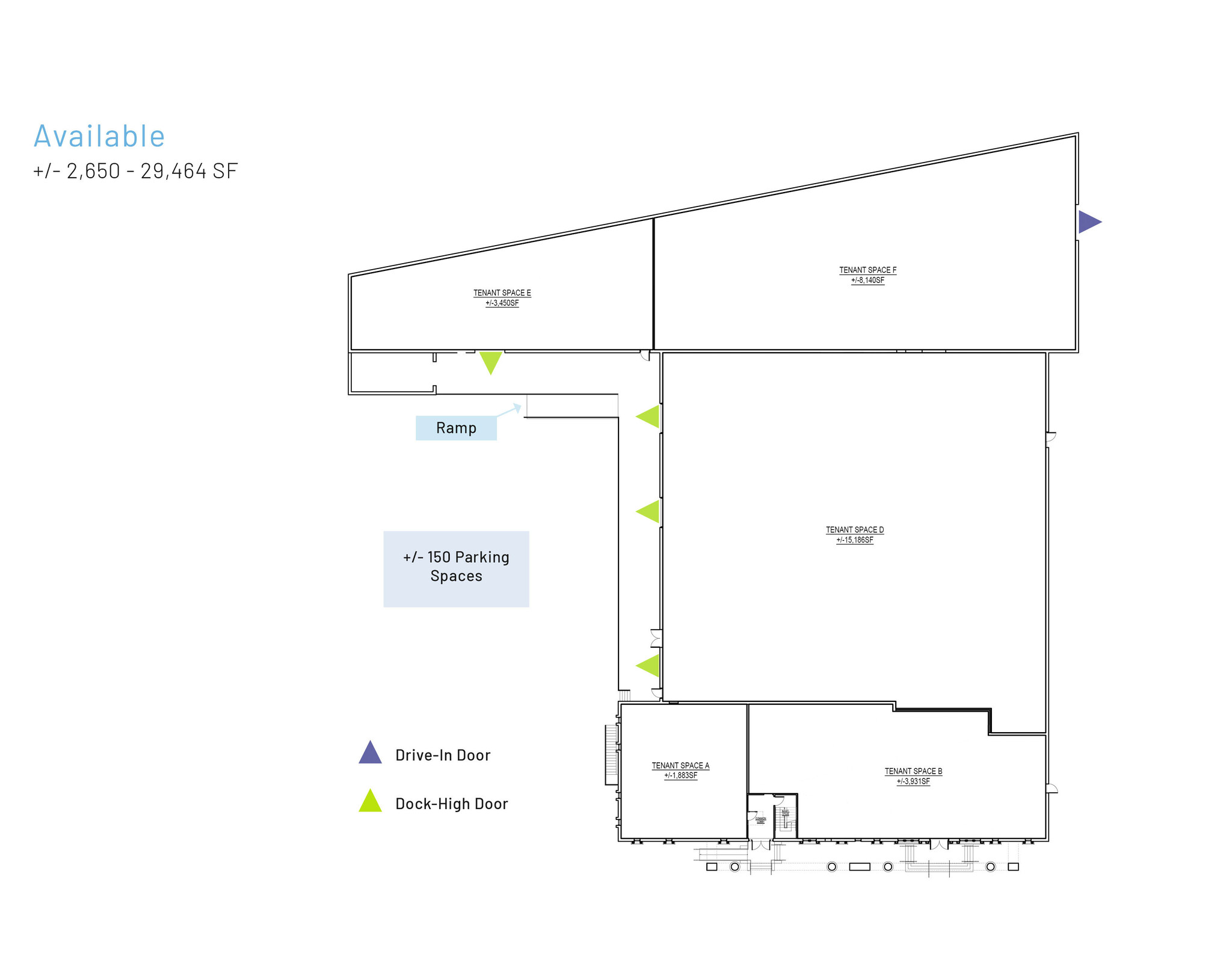 6700 South Blvd, Charlotte, NC à louer Plan d’étage– Image 1 sur 2