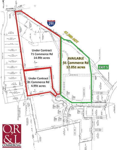 51 Commerce Rd, Manchester, CT à vendre - Plan de site – Image 2 sur 2