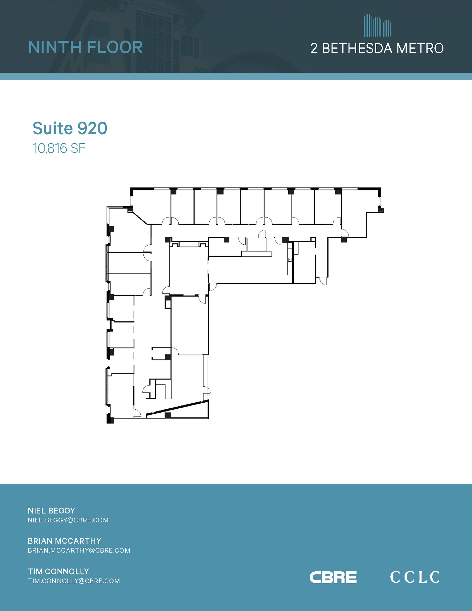 2 Bethesda Metro Ctr, Bethesda, MD à louer Plan d’étage– Image 1 sur 1