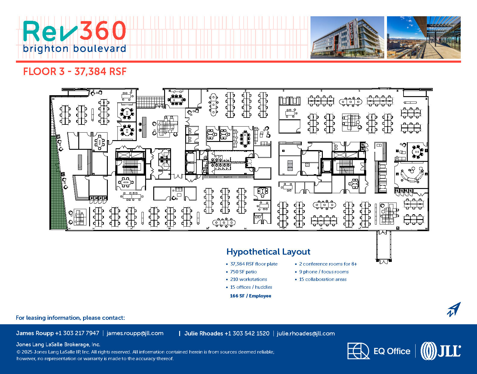 3600 Brighton Blvd, Denver, CO à louer Plan d’étage– Image 1 sur 2