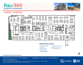 3600 Brighton Blvd, Denver, CO à louer Plan d’étage– Image 1 sur 2