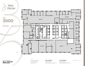 35 W Wacker Dr, Chicago, IL à louer Plan d’étage– Image 1 sur 6