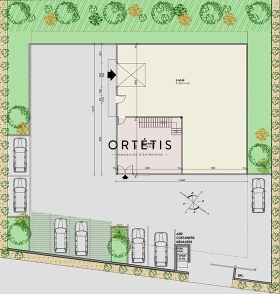 Local d'activités dans Drémil-Lafage à vendre - Plan de site – Image 3 sur 8