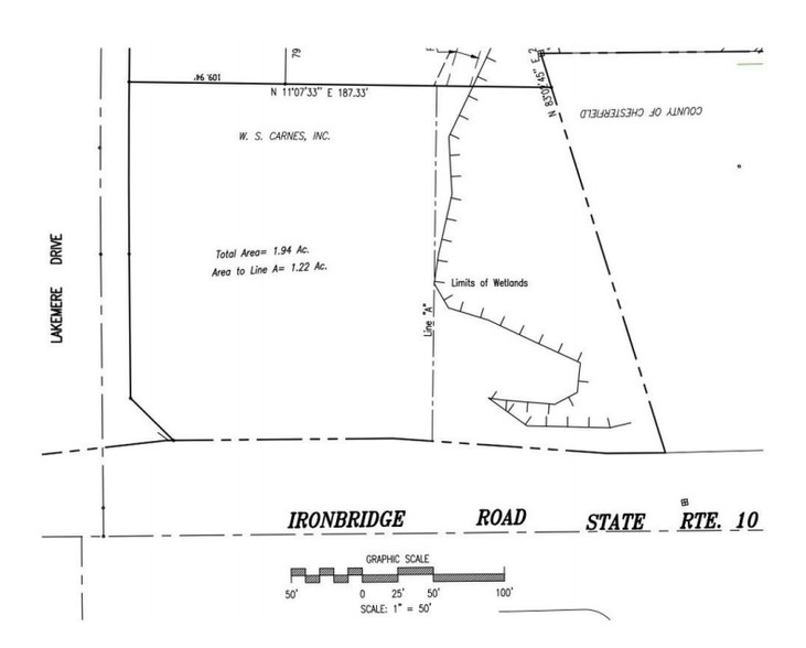 5501 Ironbridge Rd, Richmond, VA à louer - Plan de site – Image 2 sur 2