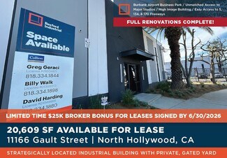 Plus de détails pour 11166 Gault St, North Hollywood, CA - Industriel/Logistique à louer