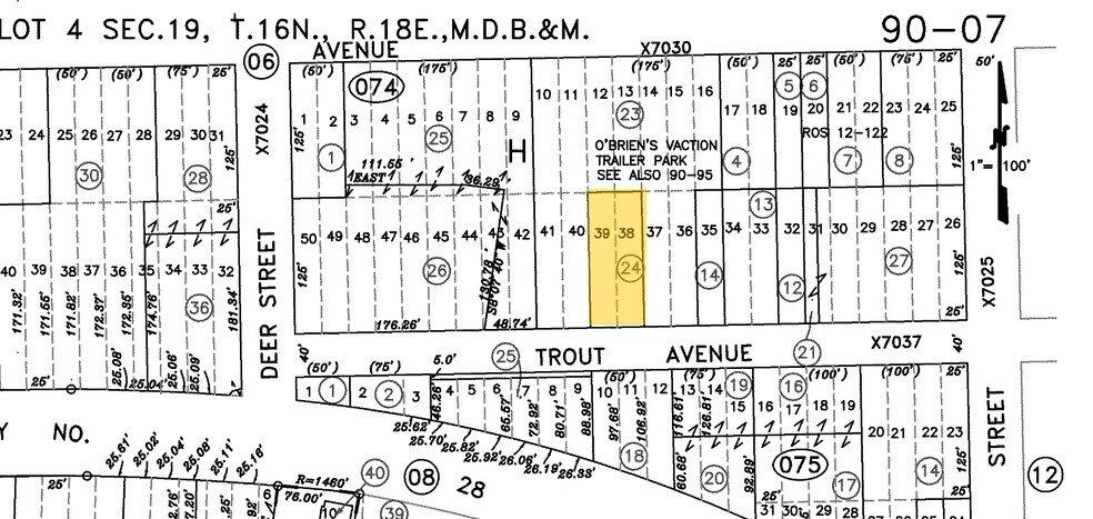 8345 Trout Ave, Kings Beach, CA à vendre - Plan cadastral – Image 2 sur 26