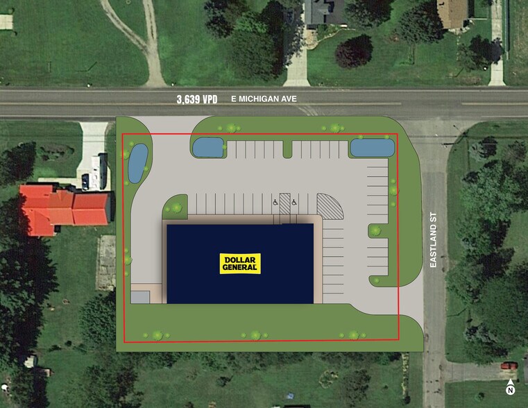 7519 E Michigan Ave, Jackson, MI à vendre - Plan de site – Image 2 sur 4