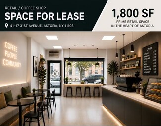 Plus de détails pour 4117 31st Ave, Astoria, NY - Local commercial à louer
