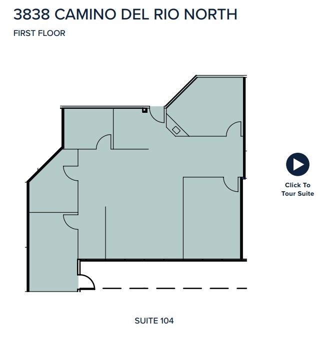 3838 Camino del Rio N, San Diego, CA à louer Plan d’étage– Image 1 sur 1