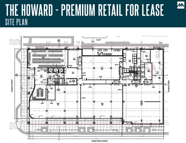 401-427 E Grand River Ave, East Lansing, MI à louer - Plan d’étage – Image 1 sur 8